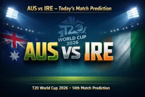 Read more about the article Australia vs Ireland 14th Match Prediction, T20 WC 2026, Preview, Betting Tips and Who will win today’s match AUS vs IRE?
