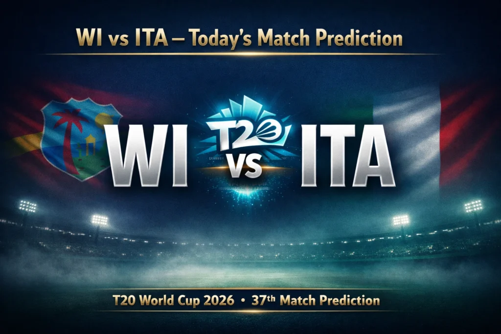 WI vs ITA 37th T20 WC Match Prediction
