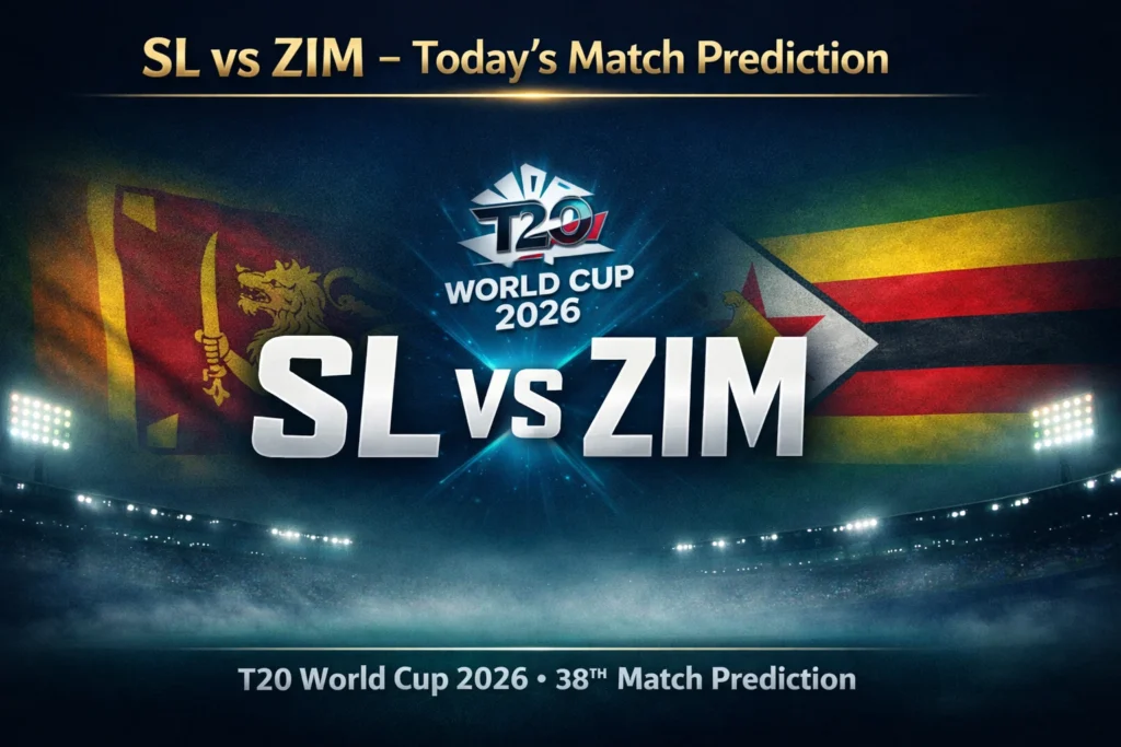 SL vs ZIM 38th T20 WC Match Prediction