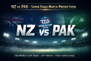 Read more about the article New Zealand vs Pakistan 41st T20 WC Match Prediction, Preview, Betting Insights, and Who will win today’s match between PAK vs NZ in Super 8 1st Match?