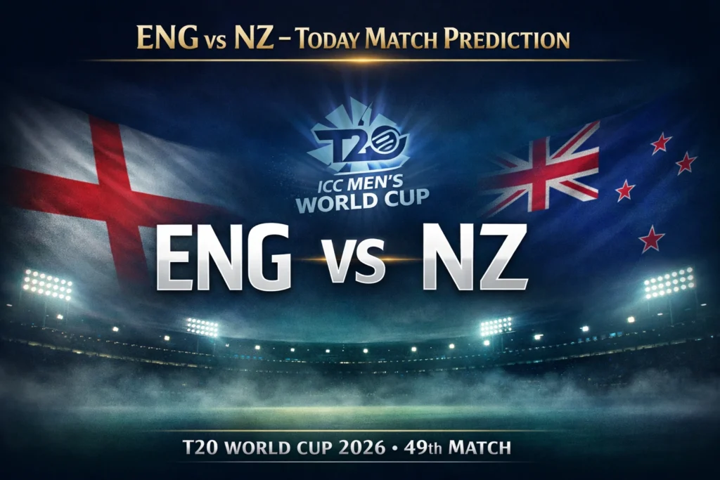 ENG vs NZ 49th T20 WC Match Prediction