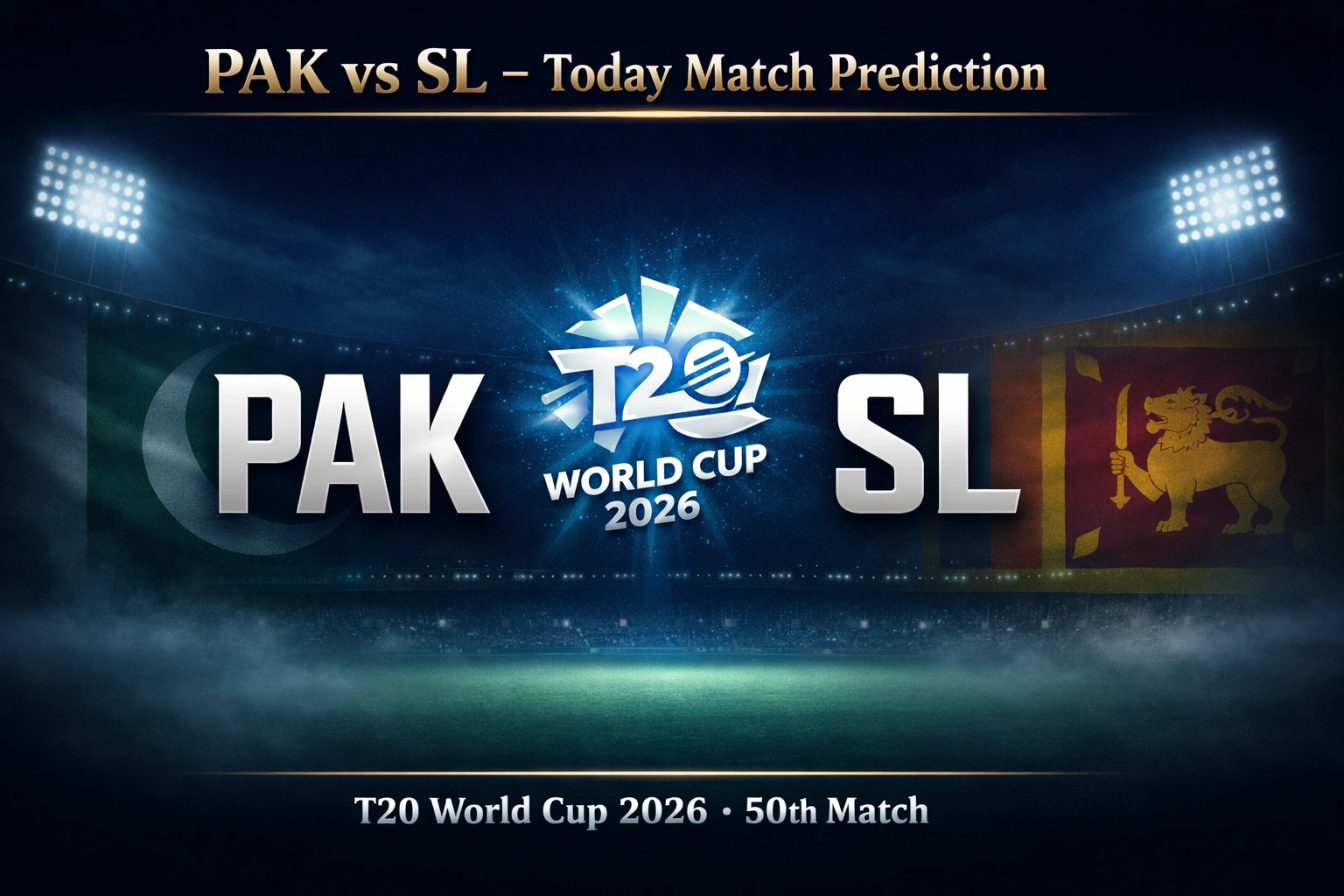 Read more about the article Pakistan vs Sri Lanka 50th T20 WC Match Prediction, Betting Tips, and Who will win today’s match PAK or SL?