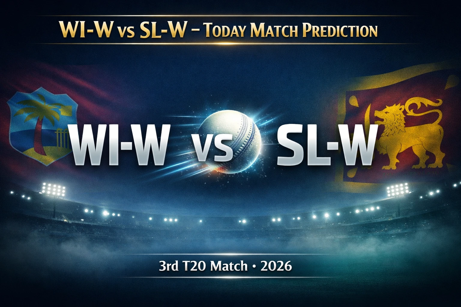 WI-W vs SL-W 3rd T20 match prediction