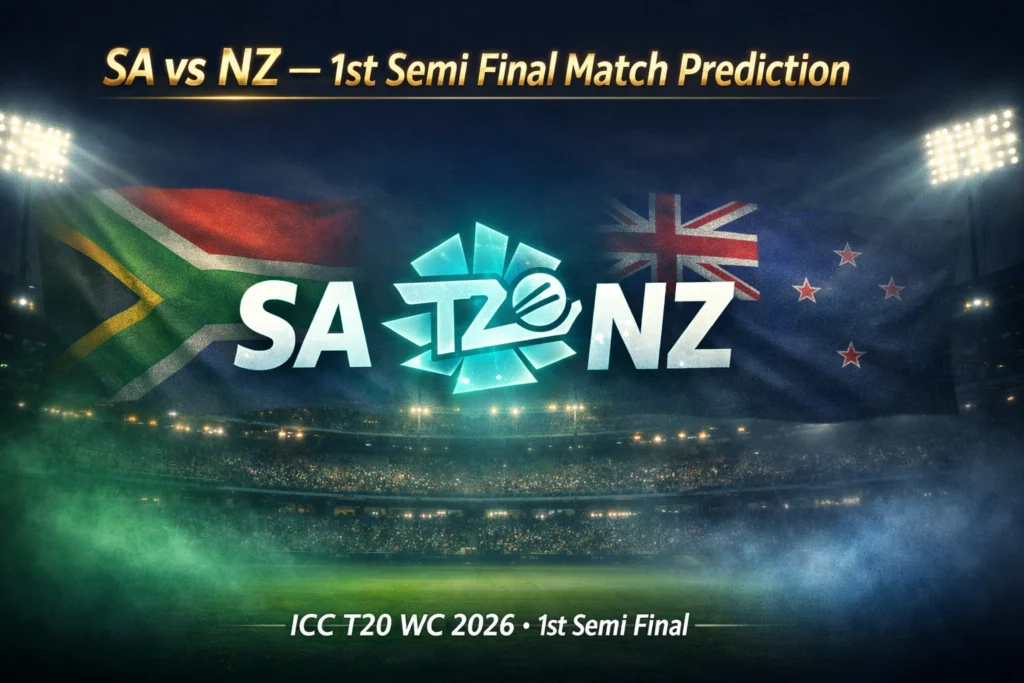 SA vs NZ 1st Semi Final Match Prediction