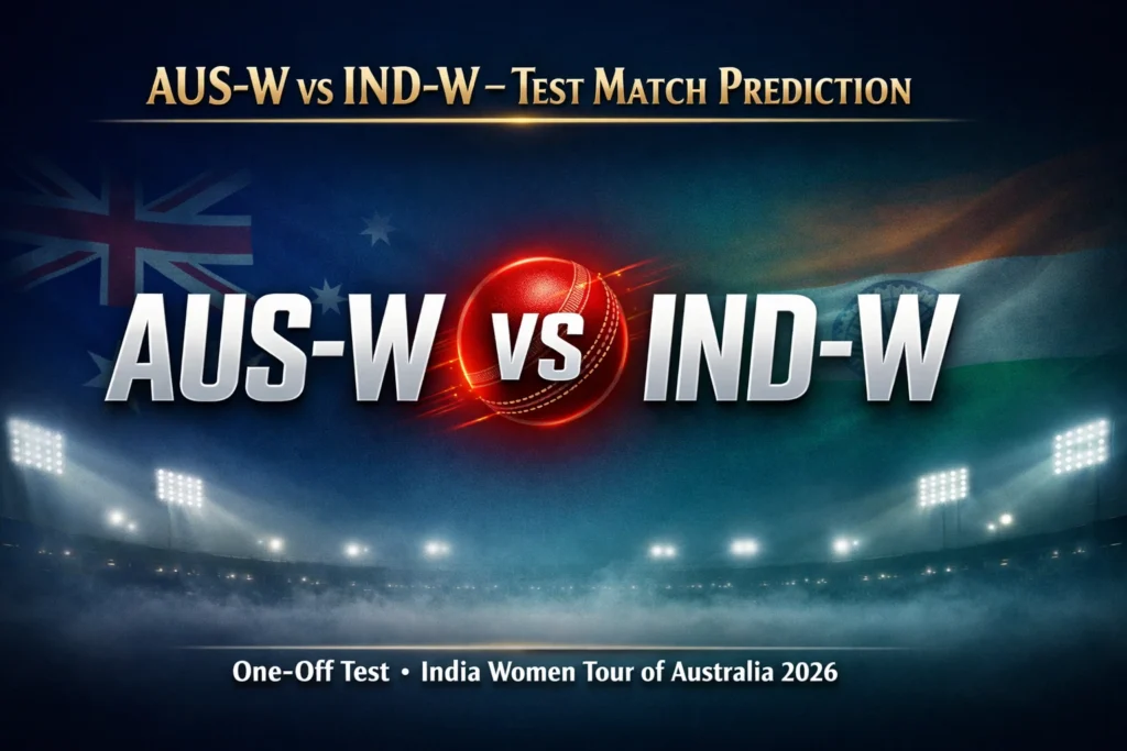 AUS-W vs IND-W Test Match Prediction