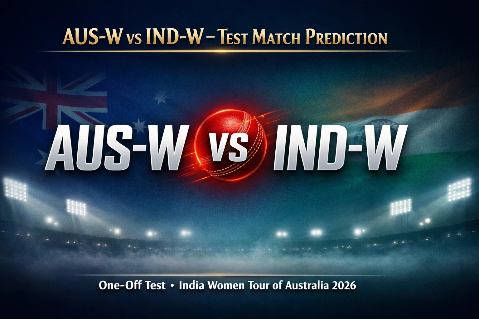 AUS-W vs IND-W Test Match Prediction