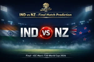 Read more about the article India vs New Zealand T20 WC Final Match Prediction: Who Will Win Today & Betting Tips