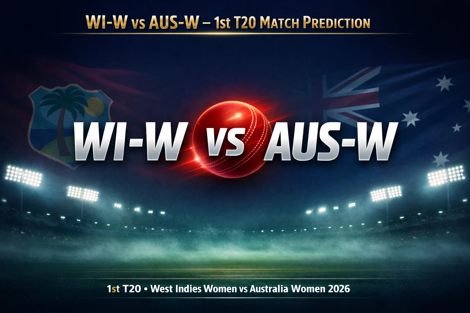 Read more about the article West Indies Women vs Australia Women 1st T20 Match Prediction, Betting Tips, and Who will win today’s match between WI-W vs AUS-W?