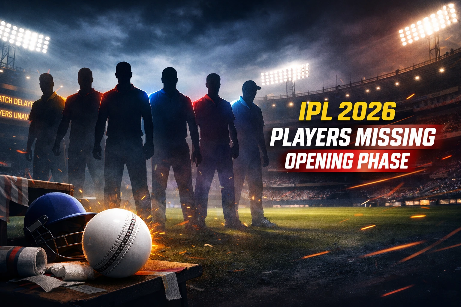 IPL 2026 Players Missing Opening Phase