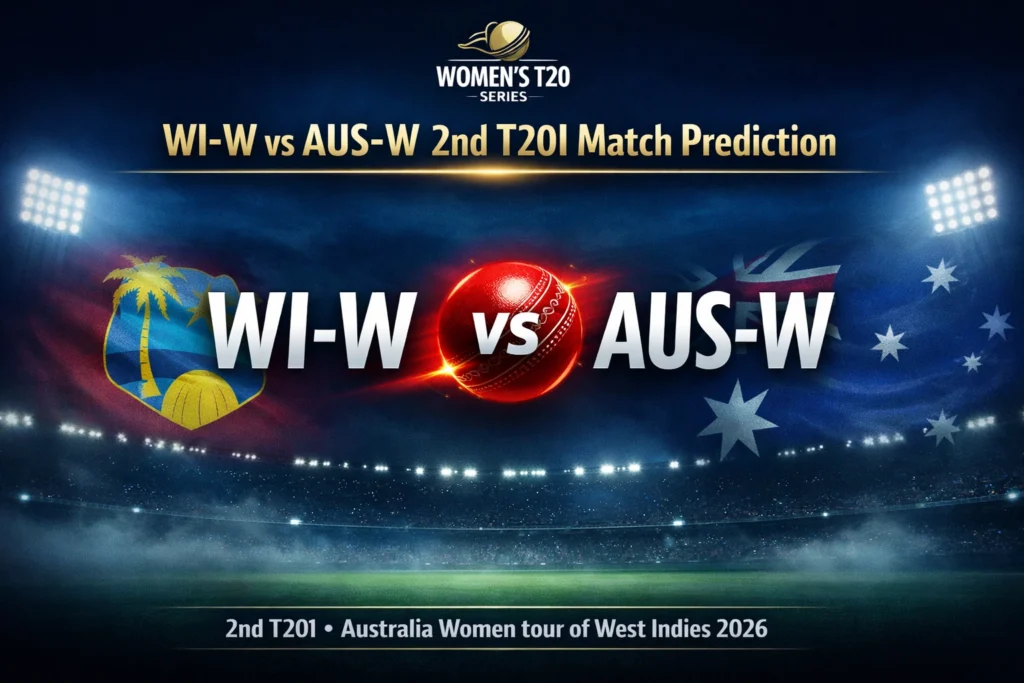 WI-W vs AUS-W 2nd T20I Match Prediction