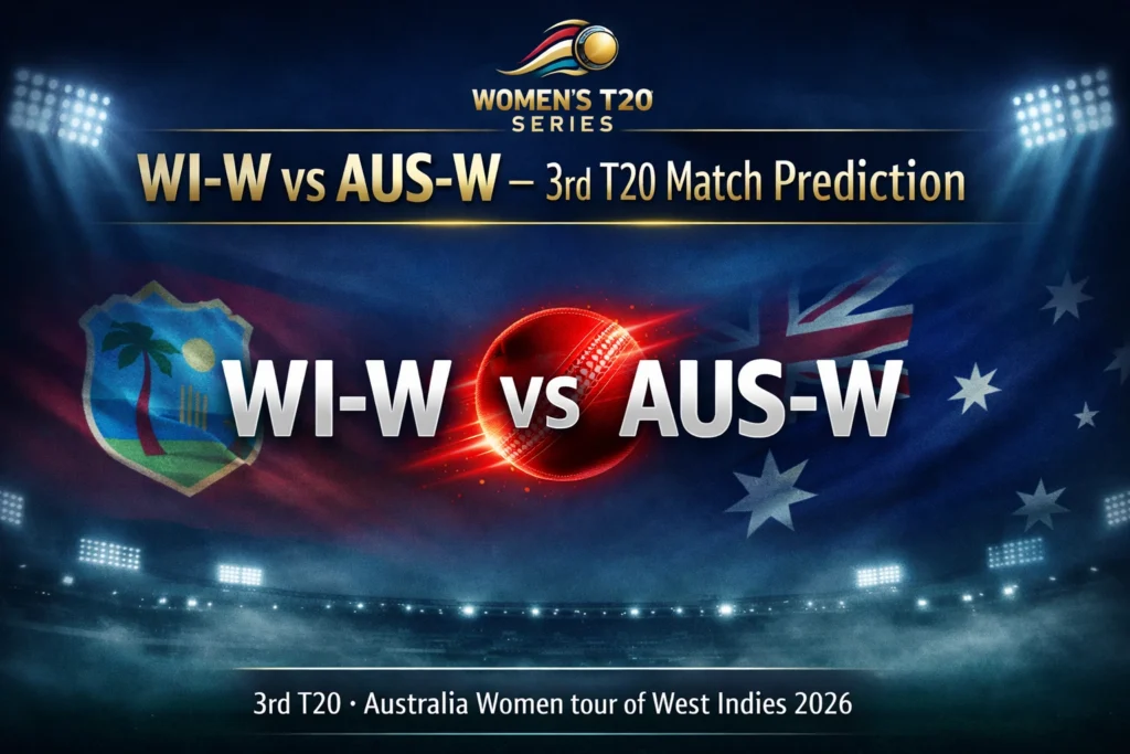 WI-W vs AUS-W 3rd T20 Match Prediction
