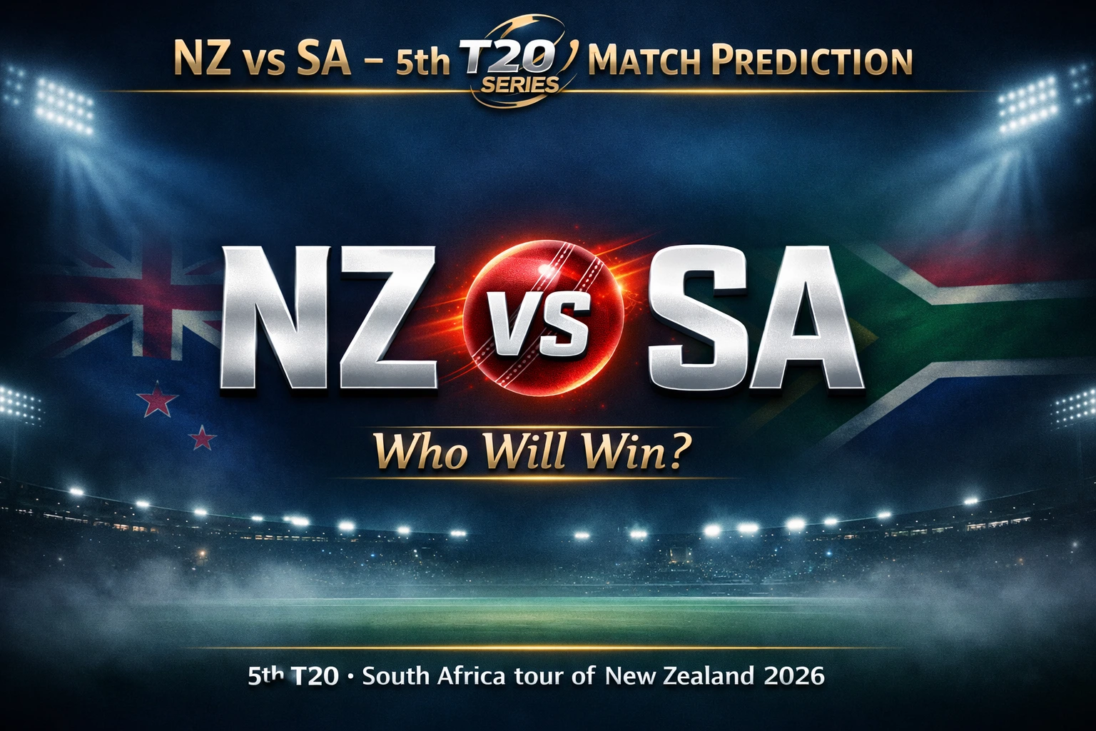 NZ vs SA 5th T20I Match Prediction