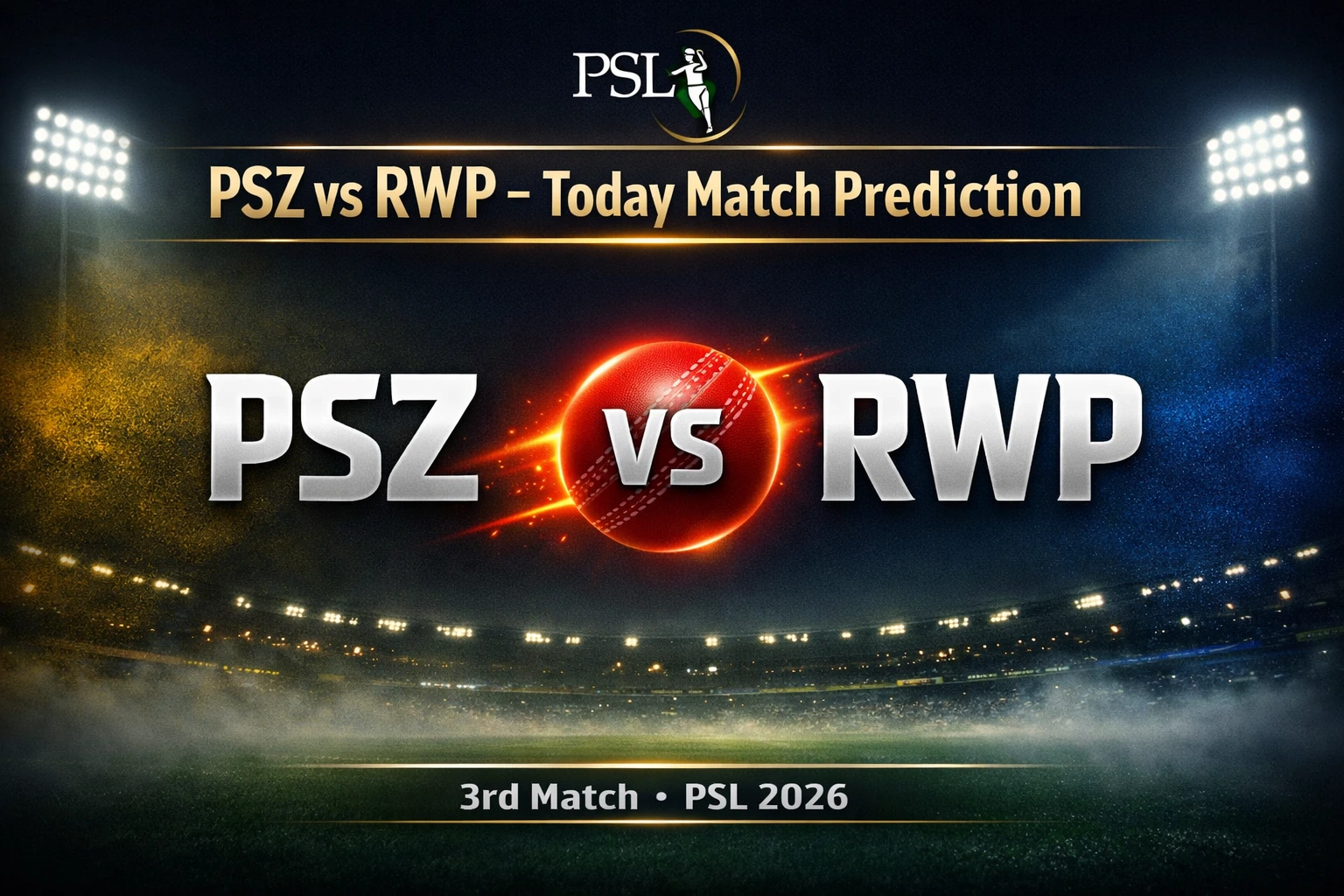 PSZ vs RWP today match prediction