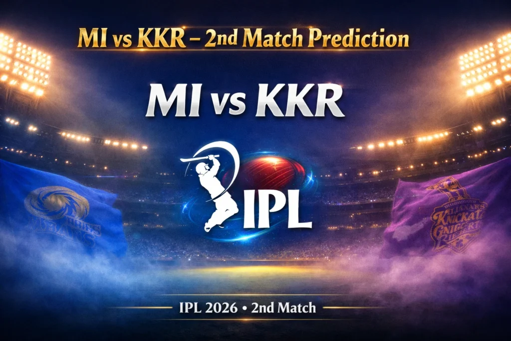 MI vs KKR Today Match Prediction