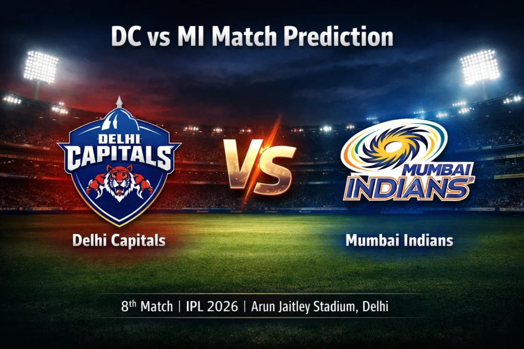 DC vs MI Today Match Prediction