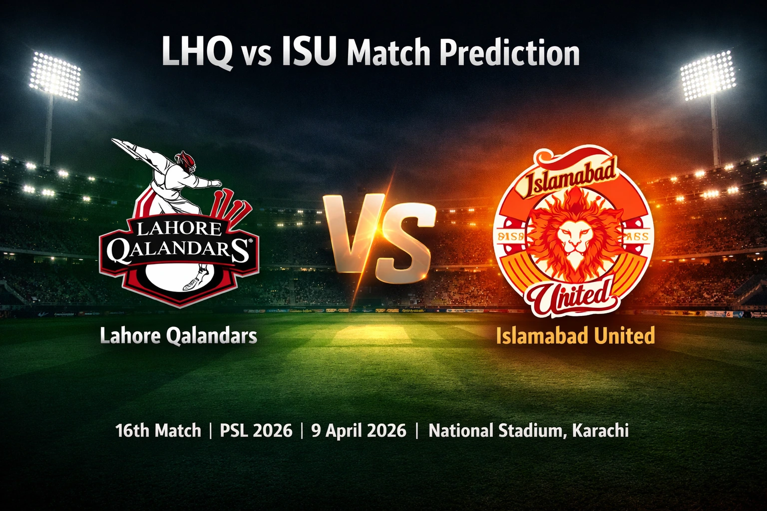 LHQ vs ISU Today Match Prediction