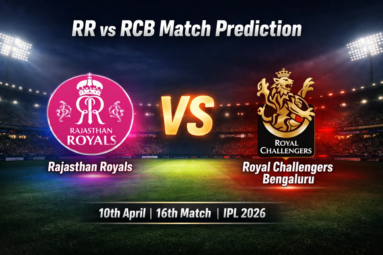 RR vs RCB Today Match Prediction