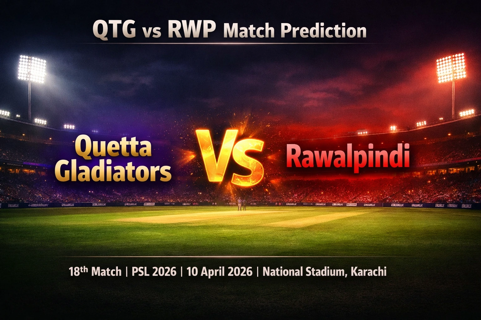 QTG vs RWP Today Match Prediction