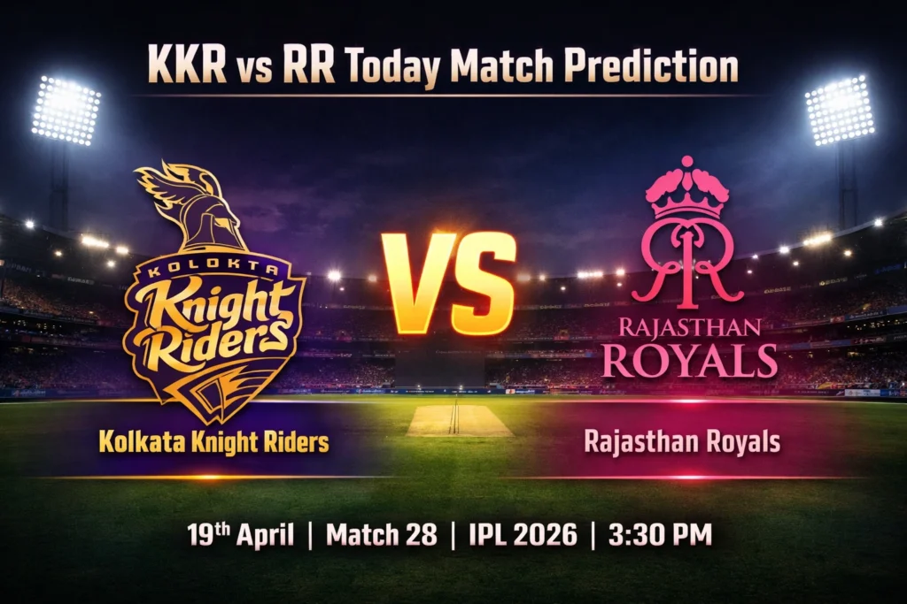 KKR vs RR Today Match Prediction