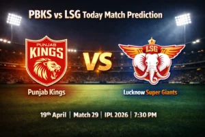 Read more about the article PBKS vs LSG Today Match Prediction, Betting Tips and Who Will Win Match 29? | IPL 2026