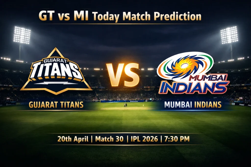 GT vs MI today match prediction