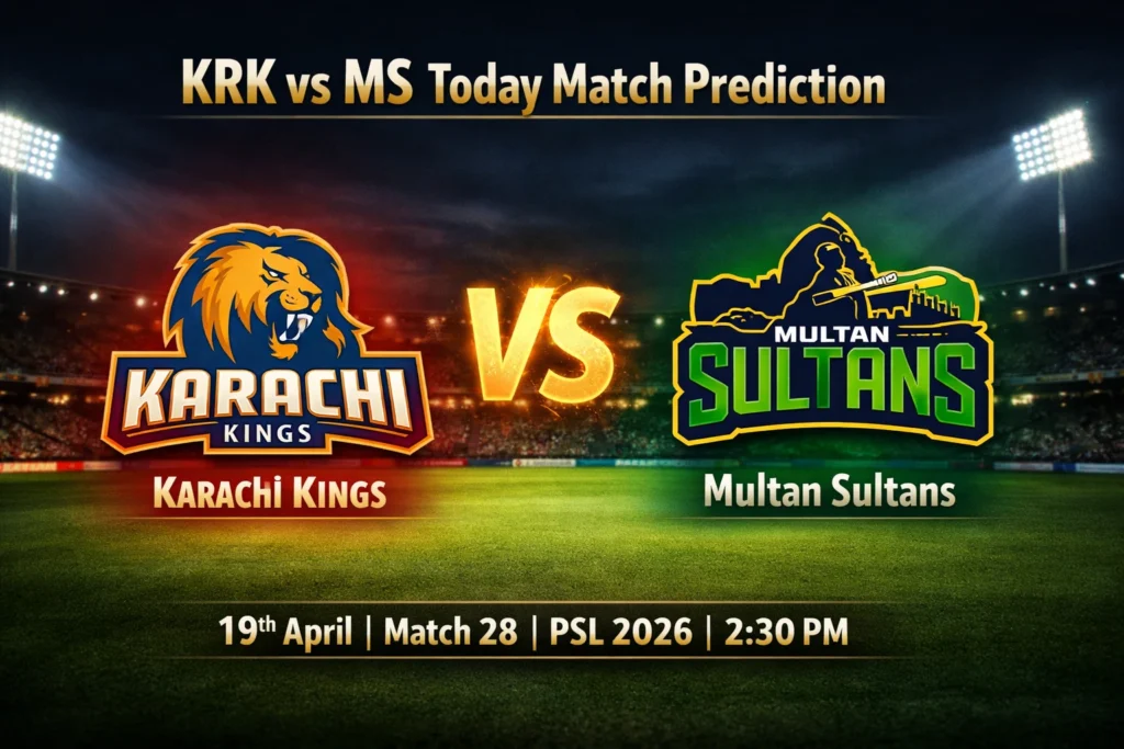 KRK vs MS Today Match Prediction