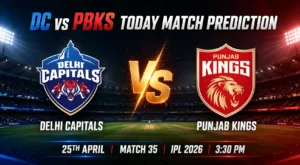 Read more about the article DC vs PBKS Today Match Prediction, Free Betting Tips and Who Will Win Match 35 IPL 2026 on 25 April?