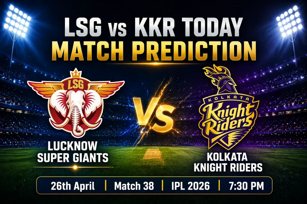 LSG vs KKR Today Match Prediction
