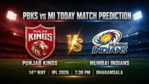 Read more about the article PBKS vs MI Today Match Prediction, Match 58 — IPL 2026 Preview, Pitch Report and Betting Tips