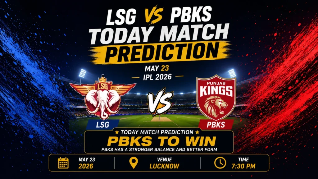 LSG vs PBKS Match Prediction