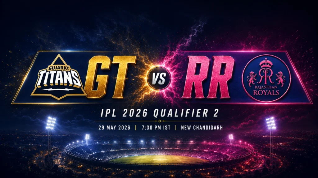 GT vs RR IPL 2026 Qualifier 2 prediction