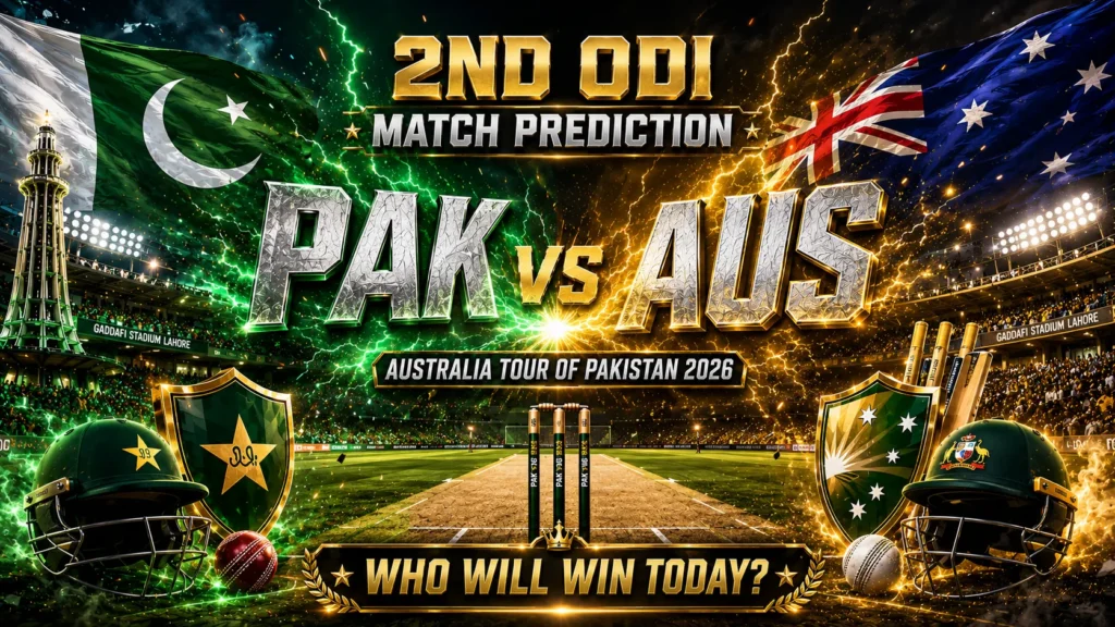 Pakistan vs Australia, 2nd ODI Match Prediction: Australia Tour of Pakistan 2026 – Who Will Win Today’s ODI Match?