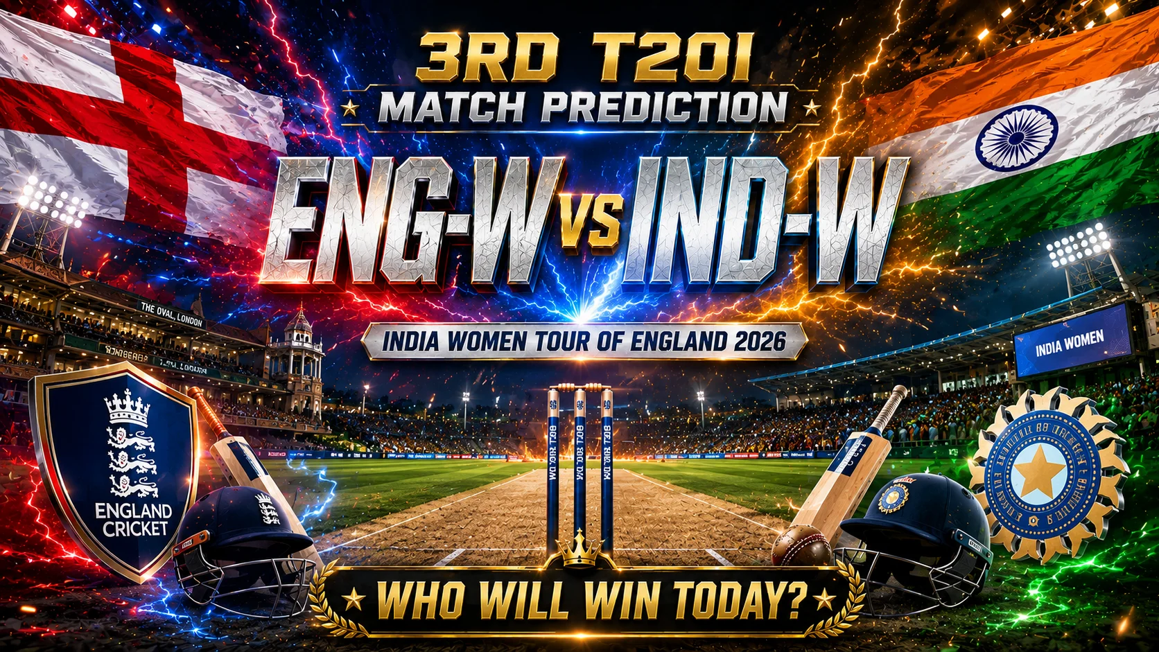 England Women vs India Women 3rd T20I Match Prediction, Who Will Win Today’s T20 Match?
