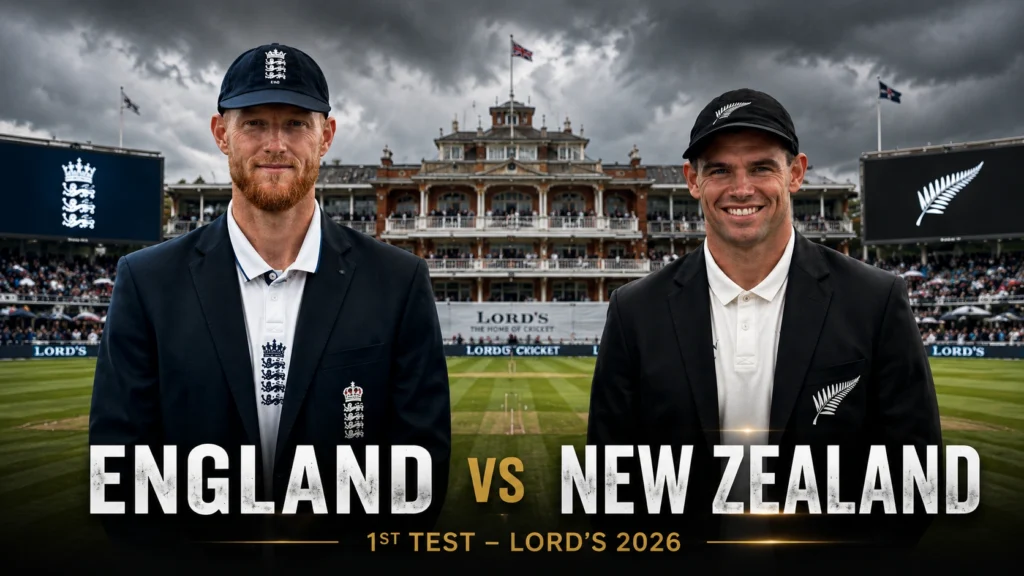 England vs New Zealand 1st Test Prediction: Match Preview, Toss Prediction & Who Will Win at Lord's?