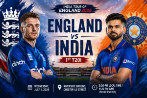 Read more about the article England vs India, 1st T20I, India tour of England, 2026 
