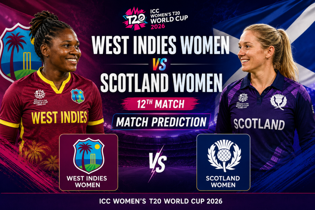 West Indies Women Vs Scotland Women Match Prediction